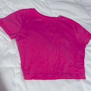 Women’s Wild Fable hot pink crop top size medium
